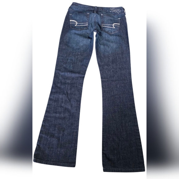 American Eagle True Boot Dark Blue Flare Jeans - Picture 3 of 11